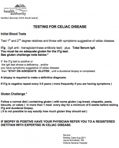 Blood Tests for Celiac Disease