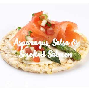 corn-thins-asparagus-salsa-smoked-salmon
