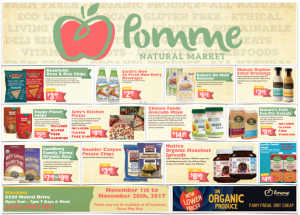 Pomme Natural Market Gluten-Free Flyer