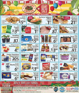 Country Grocer One Day Sale