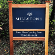 Millstone Farm Sign