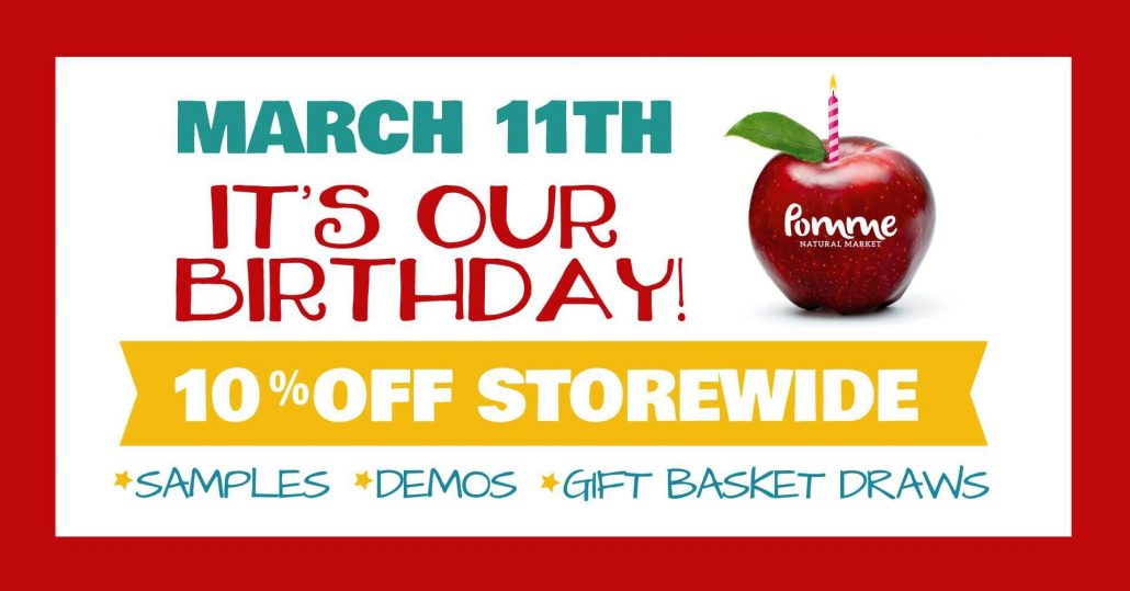 Pomme Natural Market Birthday Party