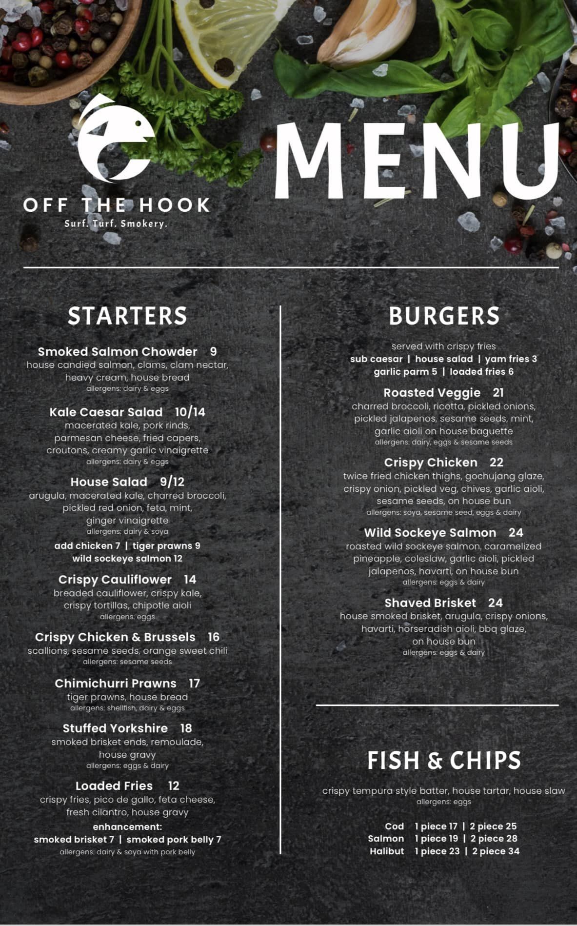 Off the Hook 100% Gluten-Free Food