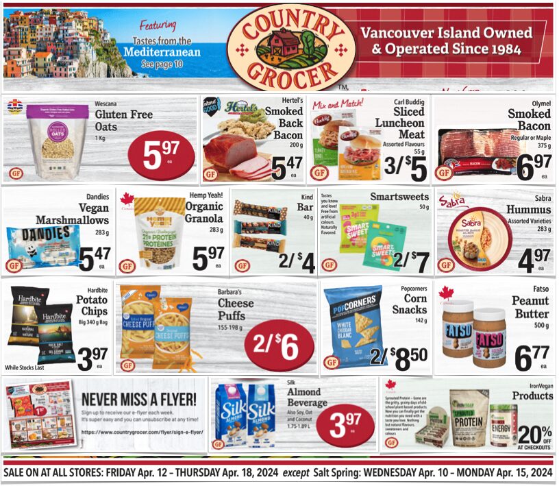 COUNTRY GROCER GLUTEN FREE FLYER